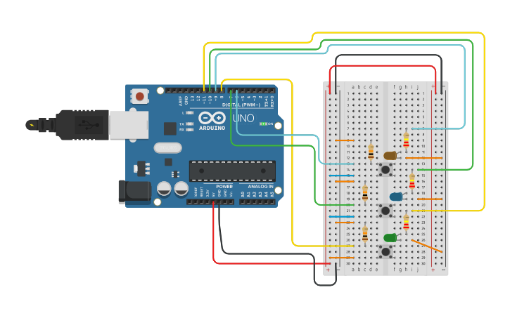 Circuit design ARDUINO DE NICOLE BARRAZA | Tinkercad