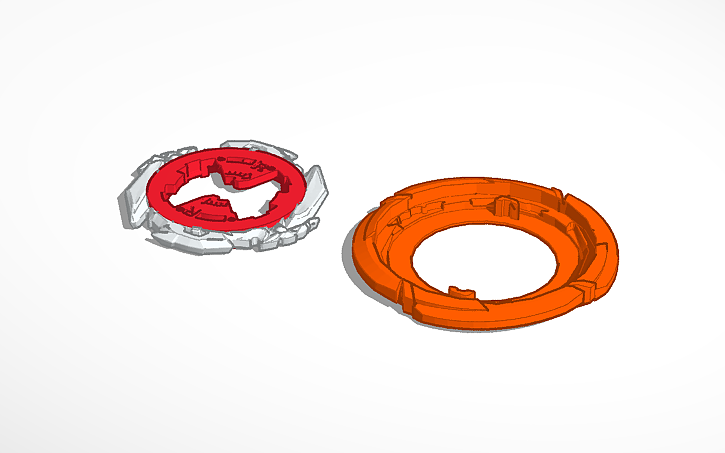 3D design beyblade burst sparking infinite armor Arrow | Tinkercad