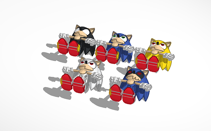 Dark Sonic + Super Sonic + Hyper Sonic = ? 