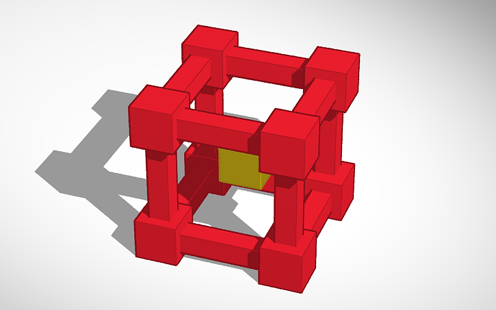 3D design Cubic Cube - Tinkercad