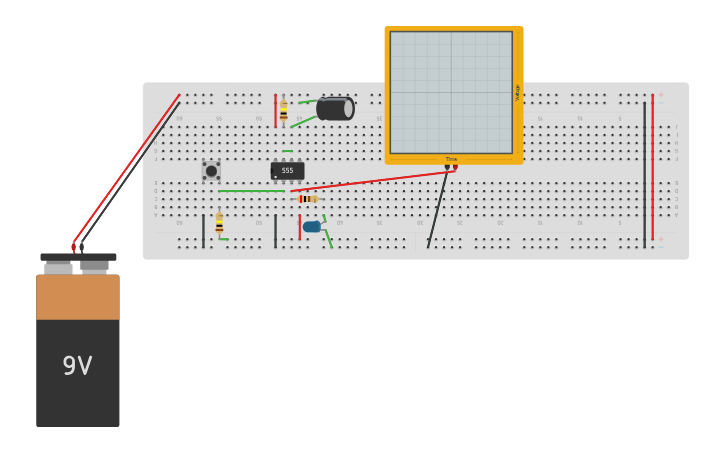 Circuit design temporizador - Tinkercad