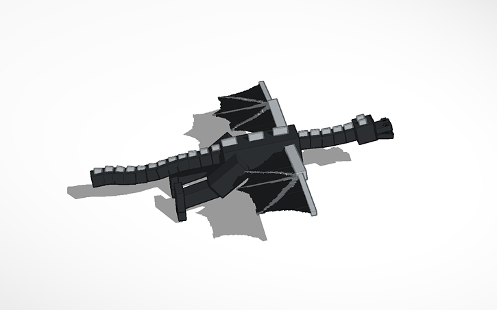 3D design the Enderdragon - Tinkercad