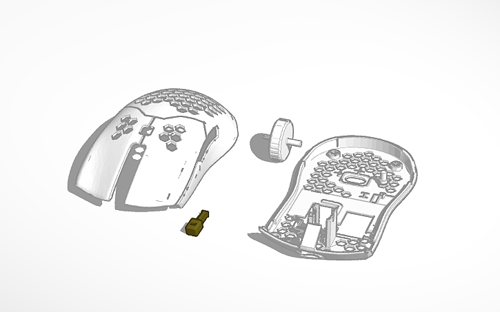 3D design glorious model o shell for VEGCOO Wireless Mouse [IN TESTING ...