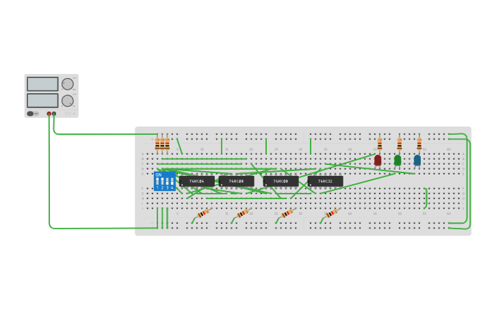 Circuit design Mod 5 - Tinkercad