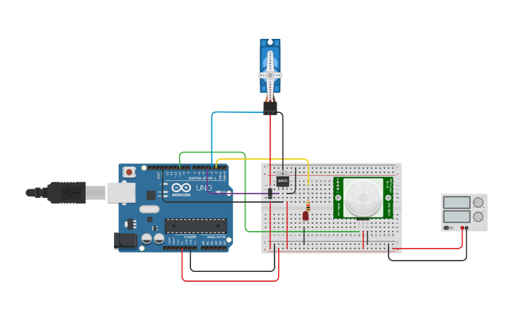 Circuit design IR Tap | Tinkercad