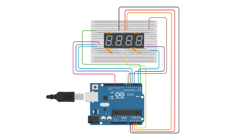 Circuit design Horloge But 1 | Tinkercad