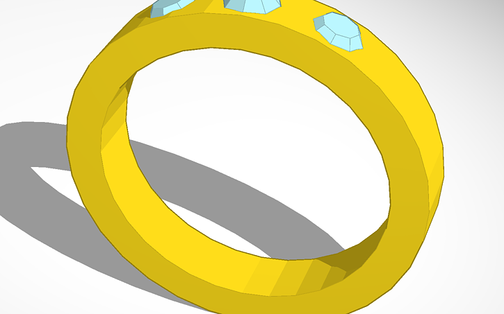 3D design ring - Tinkercad