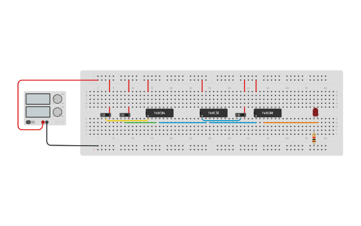 Circuit design USING POS - Tinkercad