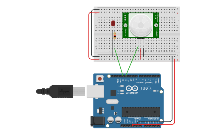 Circuit design Sound Sensors - Tinkercad