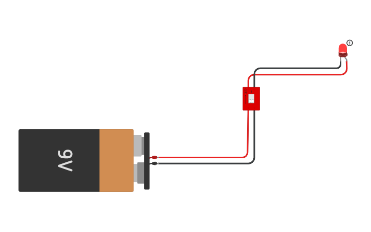 Circuit design Basic Led Circuit - Tinkercad