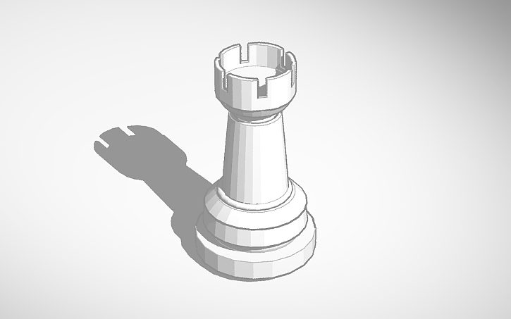 Solidworks Rook Design 3D design Rook - Tinkercad
