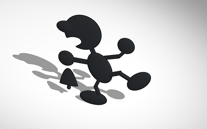 Mr Game And Watch Tinkercad