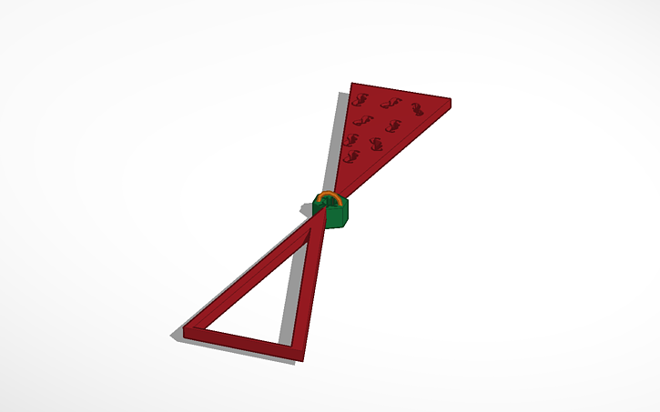 3D design Bow tie - Tinkercad