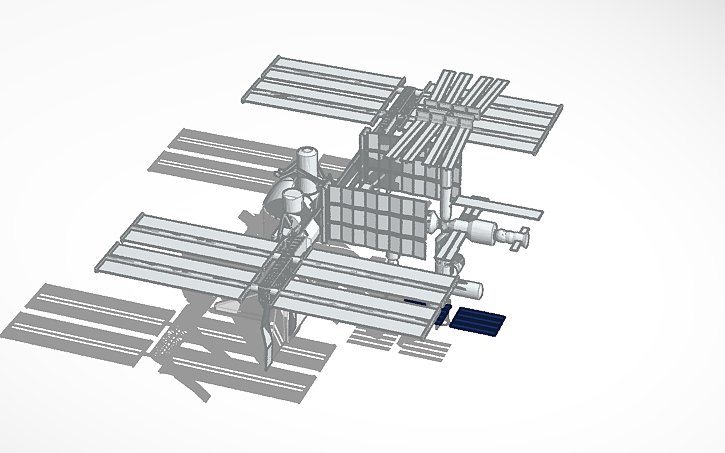 Iss Radiator Cad 3D design iss - Tinkercad