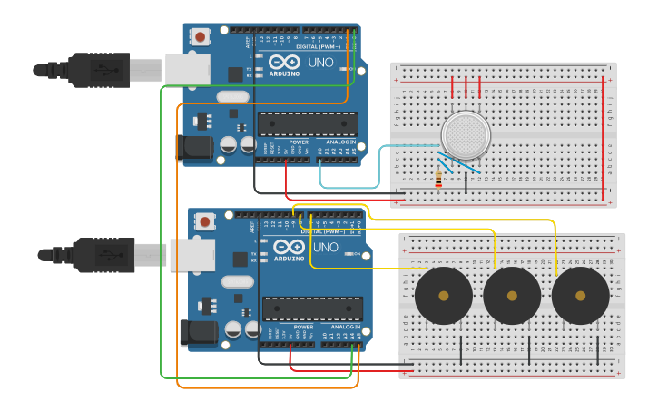 Circuit design Sensor de "sonido" - Tinkercad
