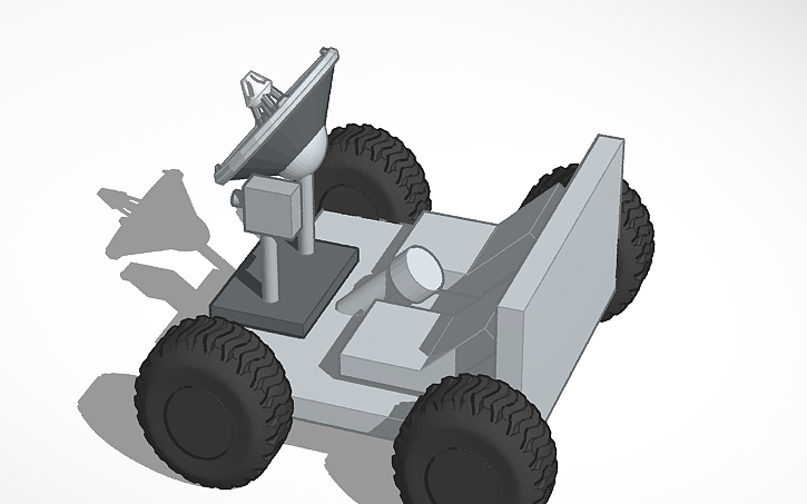 3D design 3D Model of Rover - Tinkercad