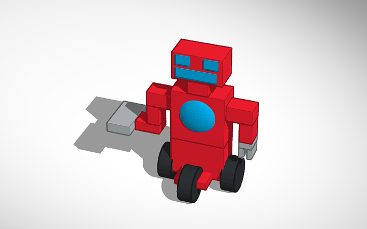 3D design Diseño 3D Robot siguelíneas | Tinkercad