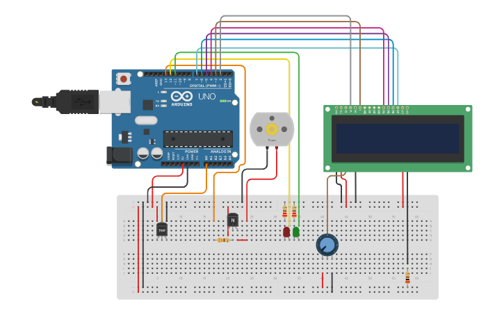 Circuit design PETA 1.2 - Tinkercad