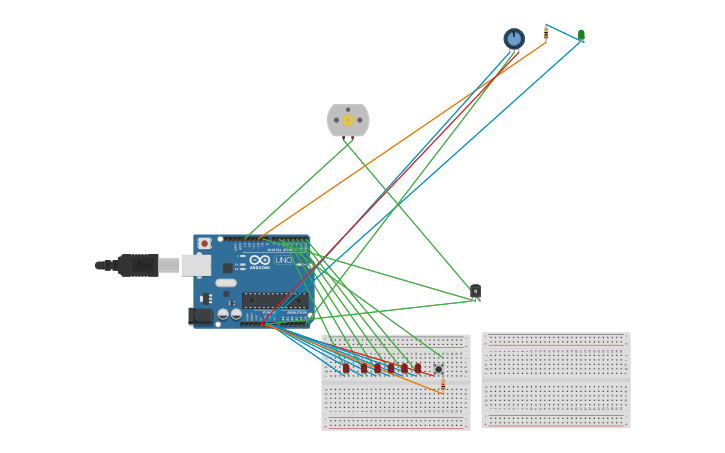 Circuit design C++4 - Tinkercad
