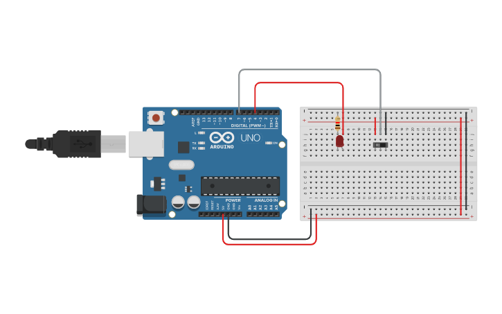 Circuit design Activity 5. Practice with Slideswitch - Tinkercad