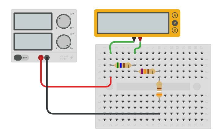 Circuit design SERIE | Tinkercad
