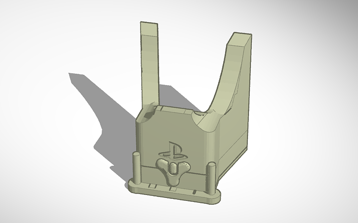 Ps4 Controller Holder Tinkercad