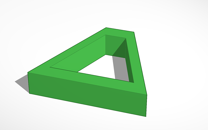 3D design pool triangle | Tinkercad