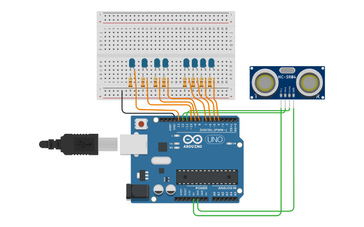 Circuit design 80817 UV Light - Tinkercad