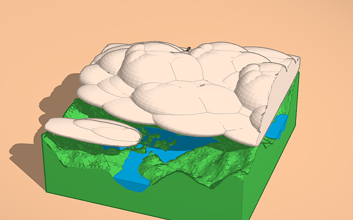 3D design Reconstruction of Ascot Ridge phase 1 - Tinkercad