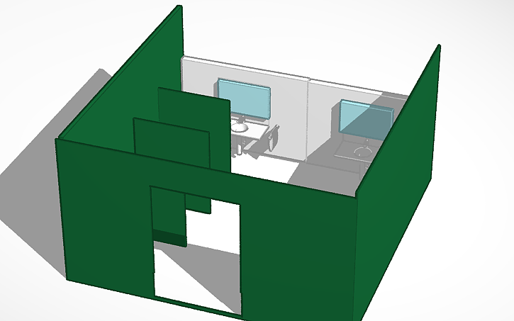 3D design baño - Tinkercad