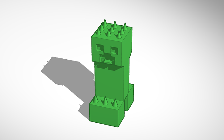 3D design Minecraft Creeper | Tinkercad