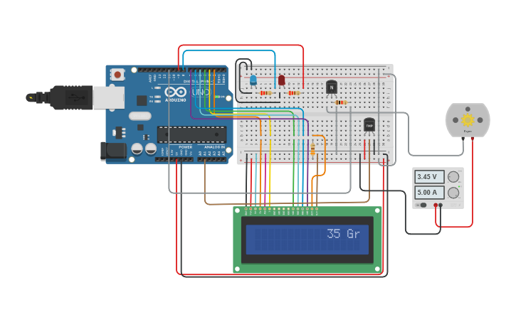 Circuit design Examen C5 - Tinkercad
