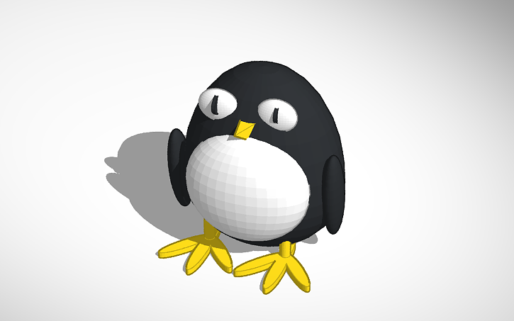 3D design pingüino | Tinkercad