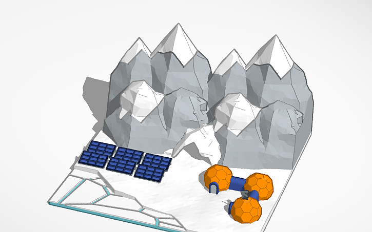 3D design My Arctic Base! - Tinkercad