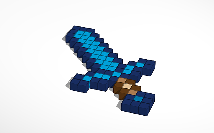 3D design espada de minecraft-sword the minecraft - Tinkercad