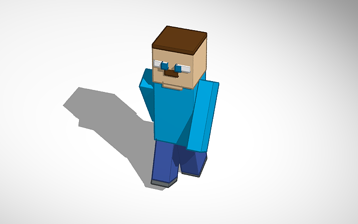 3D design Minecraft steve | Tinkercad