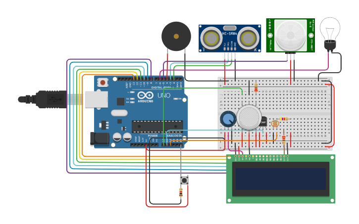Circuit design IR - Lab - Projekt | Tinkercad