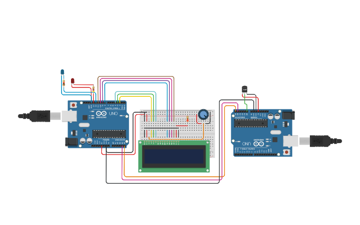 Circuit design I2C | Tinkercad