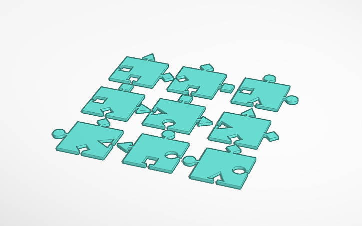 3D design Tough Puzzle #2 - Tinkercad