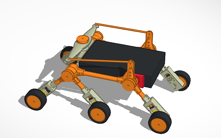 3D design MARS ROVER BASKO - Tinkercad