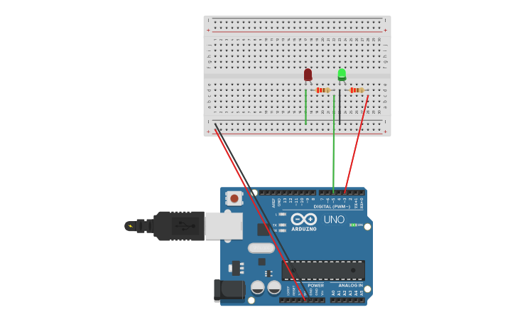 Circuit design Introducción a la programación con Arduino - Tinkercad