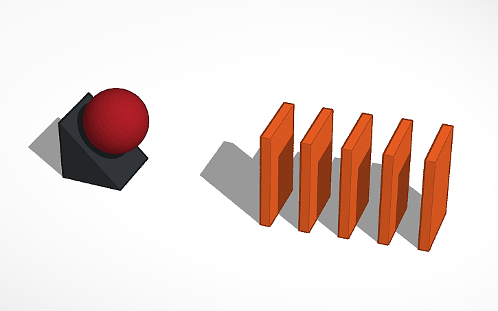 3d Design Domino Tinkercad