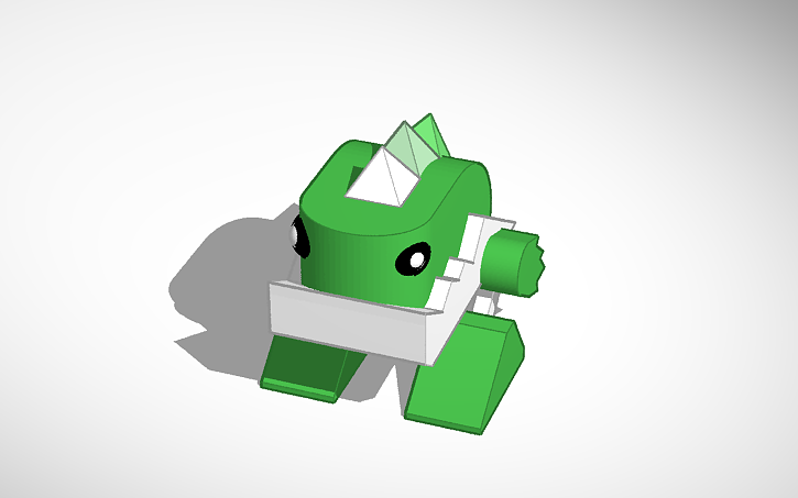 Custom Robot Gd 3D design Geometry Dash Robot - Tinkercad
