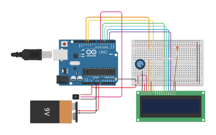 Circuit design velocimetro-Alexandra - Tinkercad