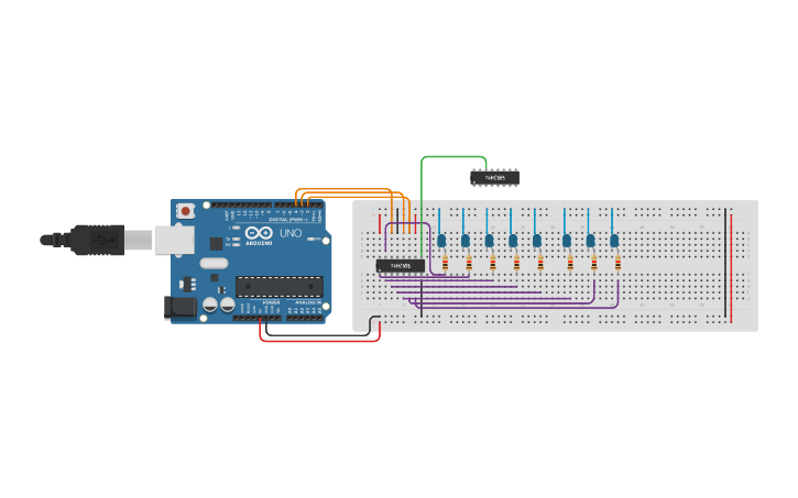 Circuit design Cubo 4x4x4 | Tinkercad