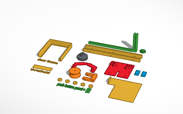 3D design Arduino Mega mini lift project onderdelen | Tinkercad