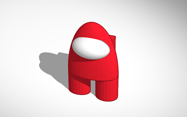 3D design amongus | Tinkercad