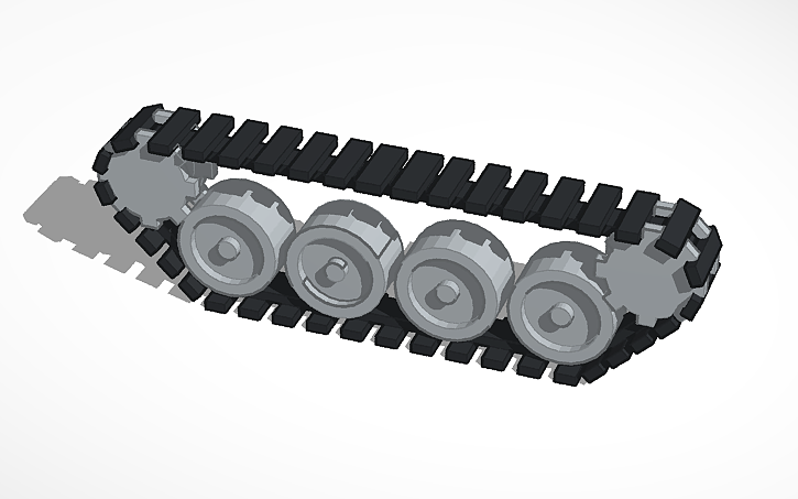 3D Design Tank Tread Tinkercad
