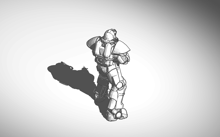Fallout 4 T 51 Power Armor Model A Tinkercad Fallout 4 T 51 Power Armor Model A Tinkercad