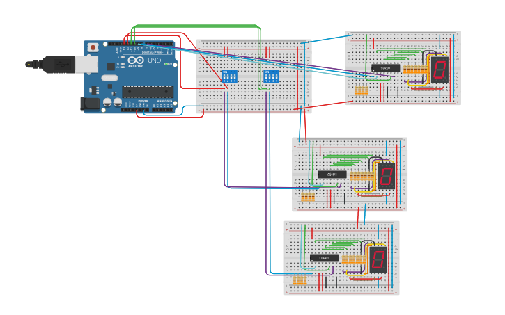 Sumador Arduino Codigo Circuit design sumador 2 bits arduino - Tinkercad